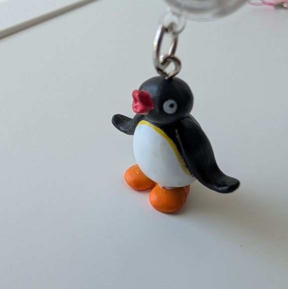 Penguin Pingu Look Alike Keychain Charm - Picture 4 of 7